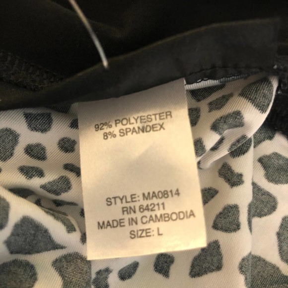 NWT Studio Donatella Animal Print Dress Size L - Picture 7 of 8